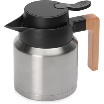 Термос-кувшин "Brew" серебристый