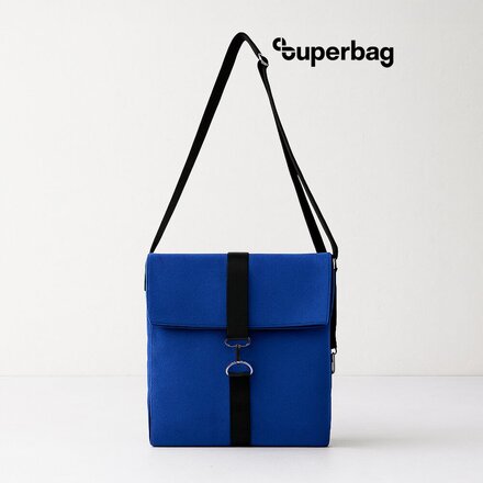 Сумка для покупок "Superbag Companion" , синий/черный