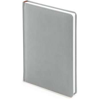 Ежедневник недатированный А5 «Velvet», серебряный, размер A5