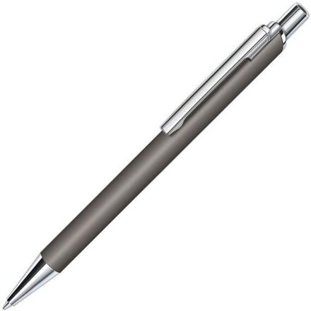 Ручка шариковая автоматическая "Arvent Soft Touch" серый/серебристый