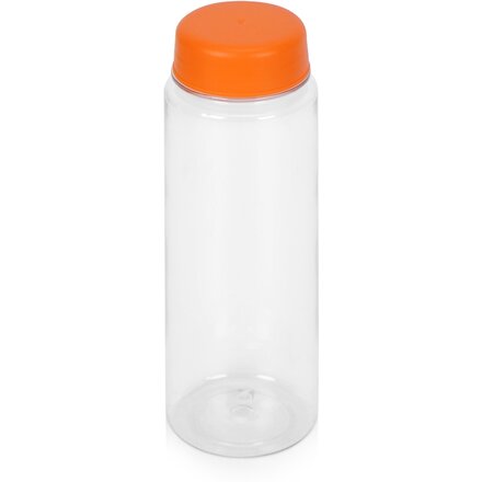Бутылка для воды "Candy" прозрачный/оранжевый