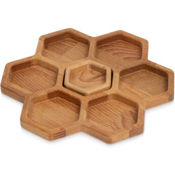 Менажница "Соты" коричневый