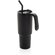Кружка термическая "Graphic" с трубочкой, черный