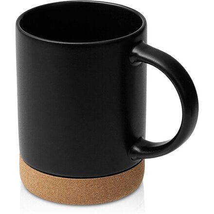 Кружка 450 мл с пробковым дном "Корк & Бон", черный