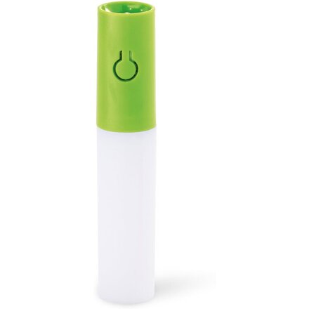 Фонарик LED "Dromo" белый/светло-зеленый