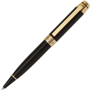 Ручка шариковая Cerruti 1881, черный/золотистый