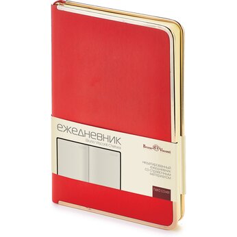 Ежедневник недатированный «Chelsea» А5, красный