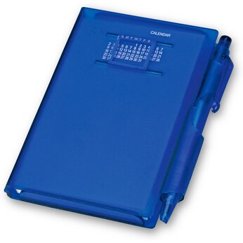 Записная книжка "Альманах" с ручкой, синий