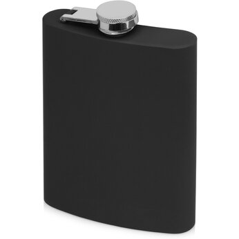 Фляжка "Remarque" черный/серебристый