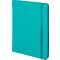 Блокнот А5 "Rily" , бирюзовый, срез бирюзовый