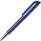 Ручка шариковая автоматическая "Flow C CR" синий/серебристый