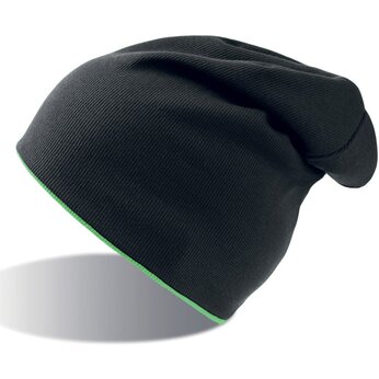 Шапка "Extreme" черный/неоновый зеленый