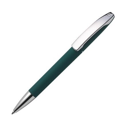 Ручка шариковая автоматическая "View GOM C CR" темно-зеленый/серебристый