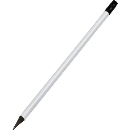 Карандаш простой "Unicorn", белый/черный