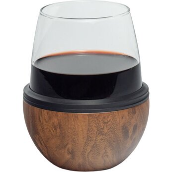 Термобокал для вина "Wine Kuzie" дерево