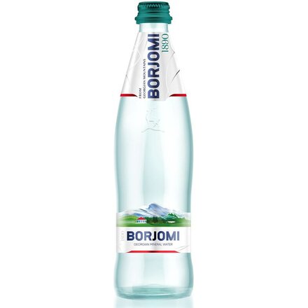 Вода минеральная "Borjomi" газированная, 0,5 л