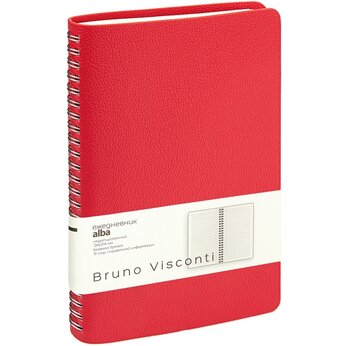 Ежедневник недатированный «Alba» A5, красный