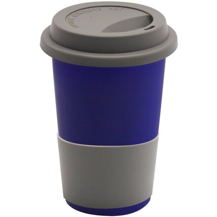 Кружка "Magic To Go" софт-тач, темно-синий/серый