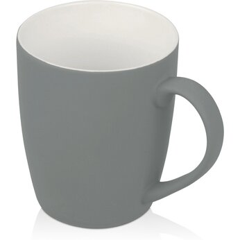 Кружка фарфоровая "C1", серый