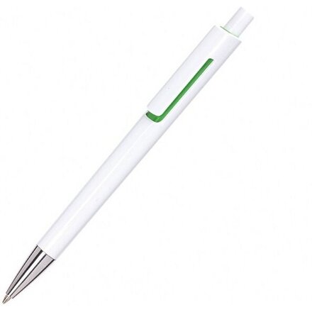 Ручка шариковая автоматическая "Miami" белый/зеленый