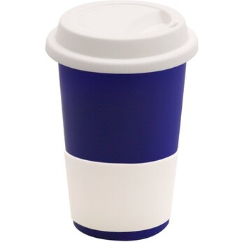 Кружка "Magic To Go" софт-тач, темно-синий/белый