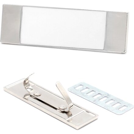 Шильд, серебрянный/белый