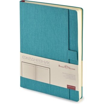 Ежедневник недатированный «Marseille» А5, бирюзовый