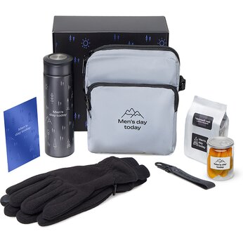 Подарочный набор «Re:m. Step»  с термосом, перчатками и сумкой