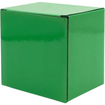 Коробка для кружки "Make me", зеленый