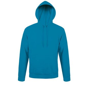 Толстовка мужская "Snake" с капюшоном 280, 2XL, бирюзовый