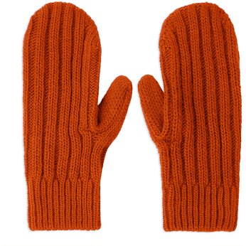 Варежки "Насвязи", оранжевый