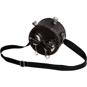 Фляга 506, 2*0,5л(круглая)+2 стаканчика