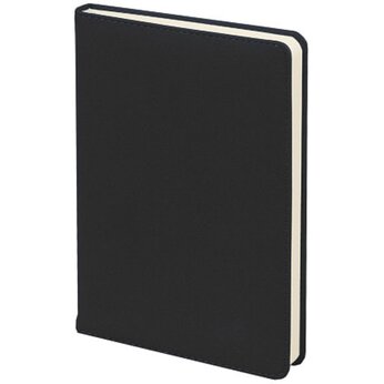 Ежедневник недатированный "City Soft Touch Latte", черный