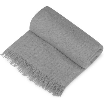 Плед "Mohair" серый
