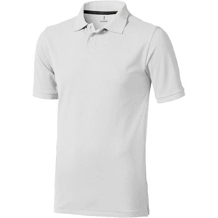 Рубашка-поло мужская "Calgary" 200, 3XL, белый