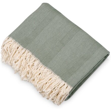 Плед Hild, темно-зеленый