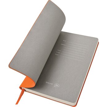 Блокнот "Funky" оранжевый/серый