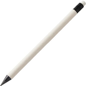 Вечный карандаш из тетра-паков с ластиком "Milkpen", молочный