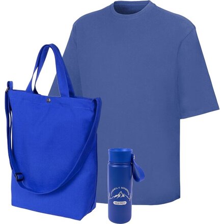 Набор подарочный: Сумка Helfer, футболка оверсайз "Berlin", кружка термическая "01079A"