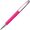Ручка шариковая автоматическая "View GOM C CR" розовый/серебристый