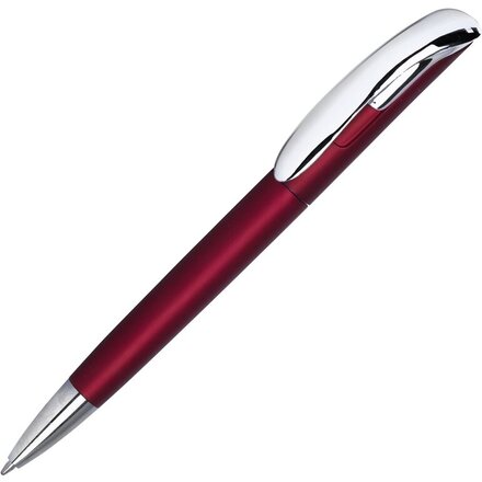 Ручка шариковая "Нормандия" бордовый металлик/серебристый