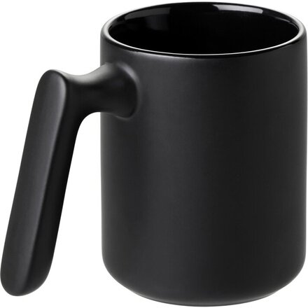 Кружка матовая с прямой ручкой "Axio", 360 мл, черный