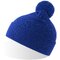 Шапка вязаная "Wind-S" с помпоном, ярк.-синий
