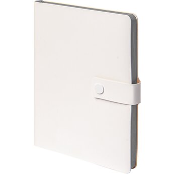 Ежедневник недатированный "Stellar" А5, белый, срез серый