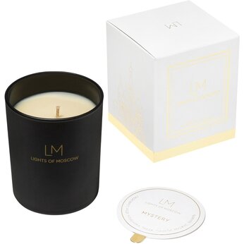 Ароматическая свеча в черном стакане Mystery, коллекция Exclusive, 250 мл