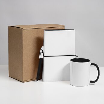 Набор подарочный "White Veil", белый/черный