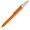 Ручка шариковая автоматическая "Kiwu Chrome" оранжевый/серебристый
