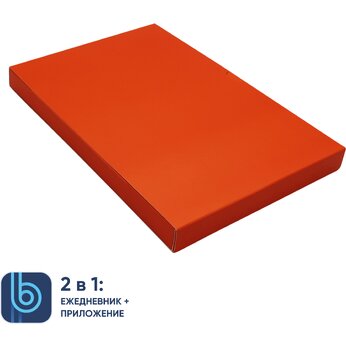 Коробка подарочная "Bplanner" под ежедневник, оранжевый
