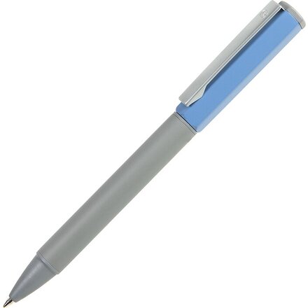 Ручка шариковая автоматическая "Sweety" серый/голубой