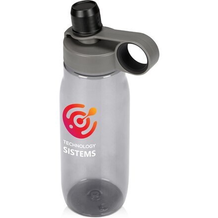 Бутылка для воды "Stayer" прозрачный черный/серый